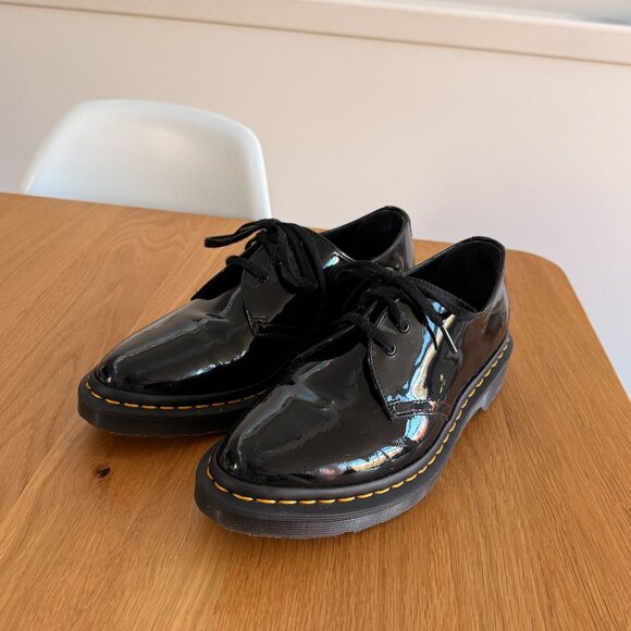 Dr. Martens Dupree Black Patent Leather Oxford Shoes – Rare - Like new - Picture 7 of 9